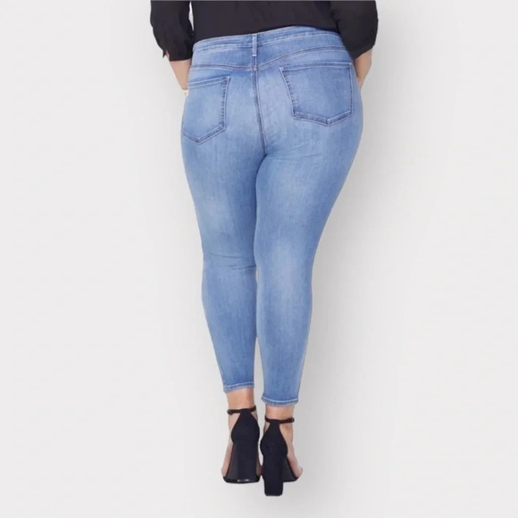 NYDJ Ami Ankle Lift Tuck Skinny Jeans Size 16 - Picture 3 of 10